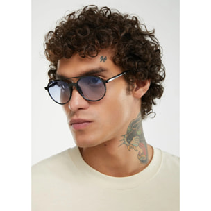 Gafas de Sol America Round Black / Grad Blue D.Franklin