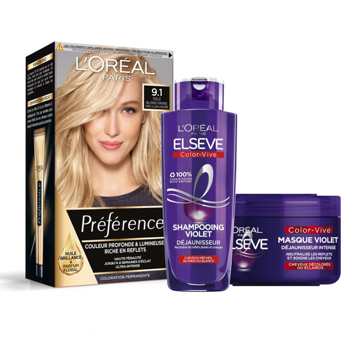 L'Oréal Paris Préférence La Routine Coloration des Cheveux Blonds