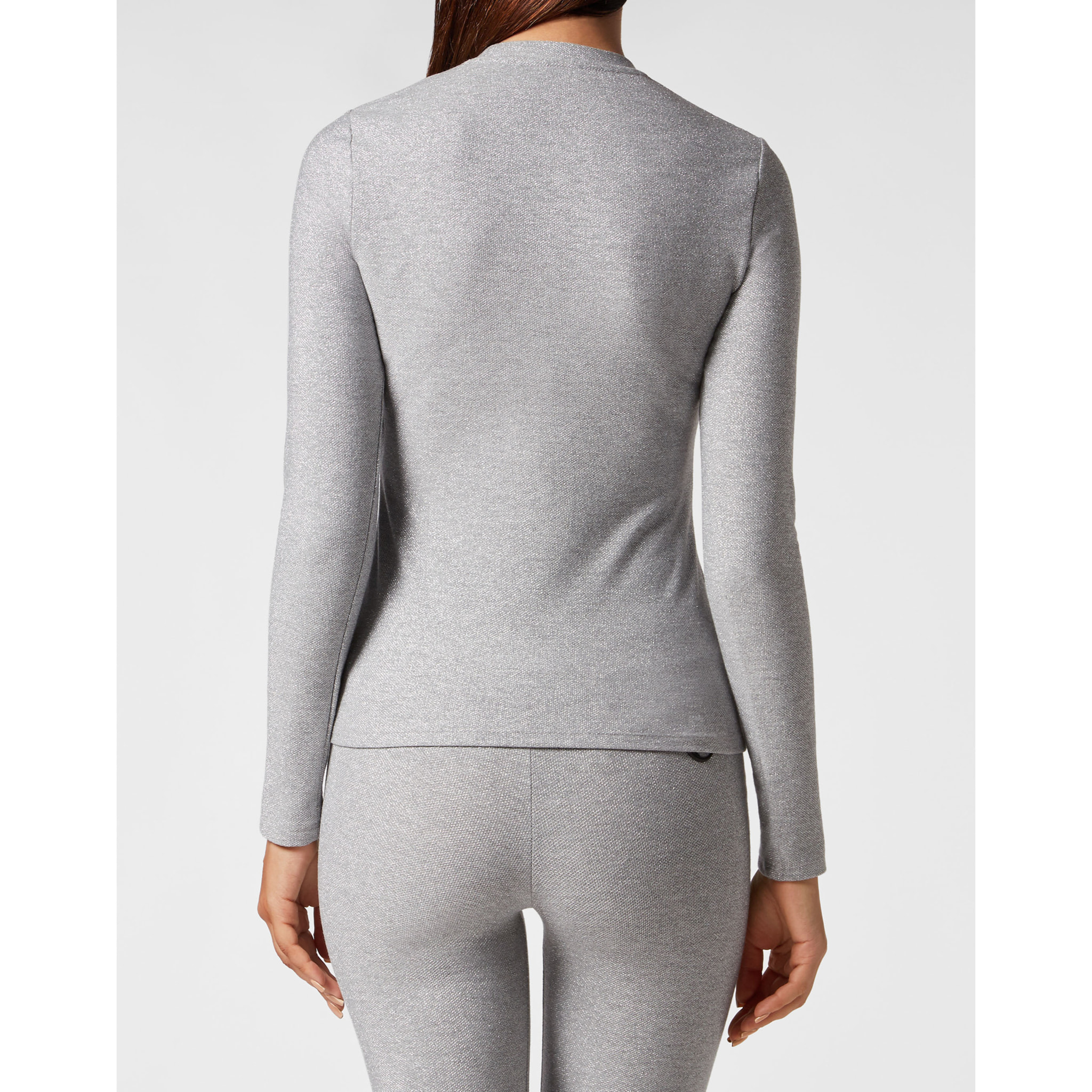 PLEIN SPORT Camiseta Cuello Redondo GLITTER