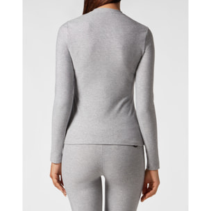 PLEIN SPORT Camiseta Cuello Redondo GLITTER