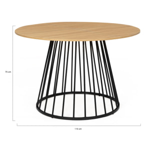 Table à manger ronde Adelle Ø110cm