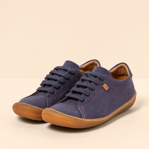 Zapatos N5767T RECYCLED COTTON INDIGO/PAWIKAN color Indigo