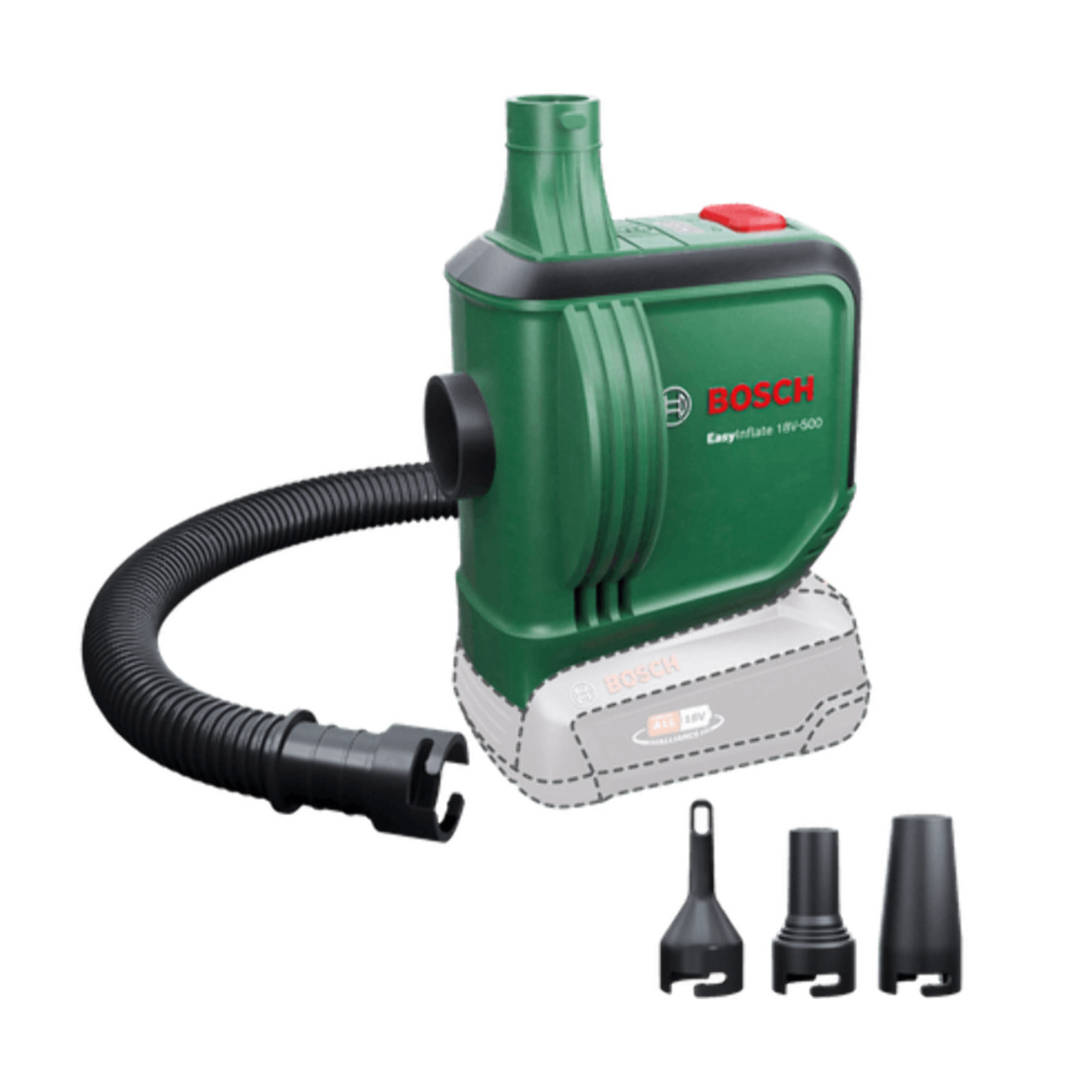 Compresor de batería de desplazamiento positivo EASYINFLATE BOSCH - 18V-500 (SIN BATERÍA) - 0603947200