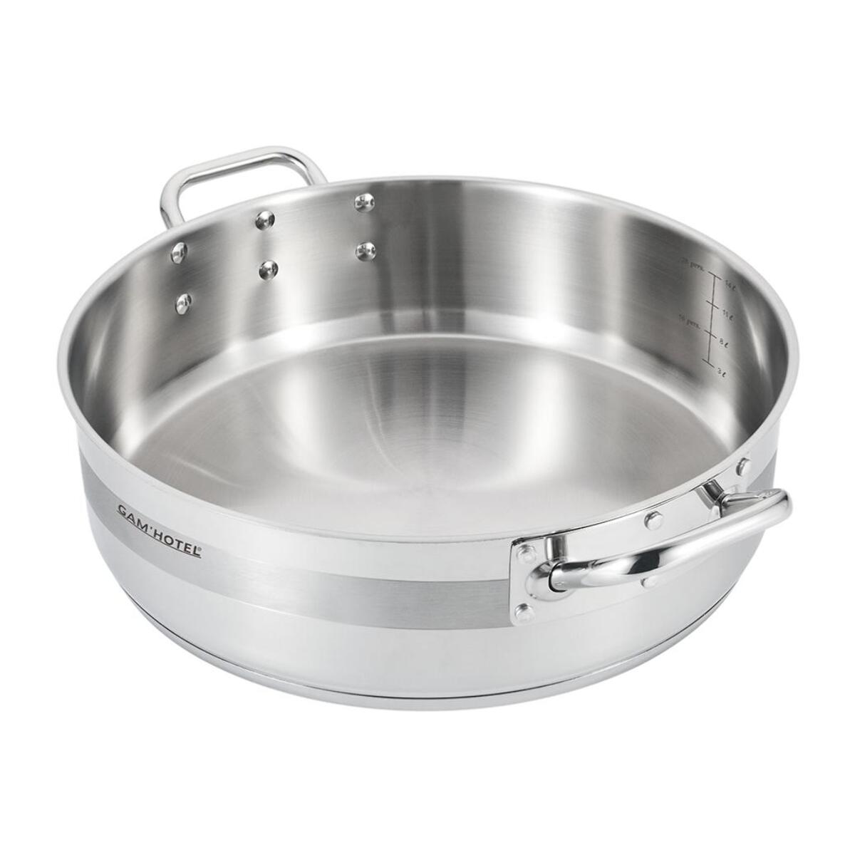 Sautoir inox 42x12cm induction