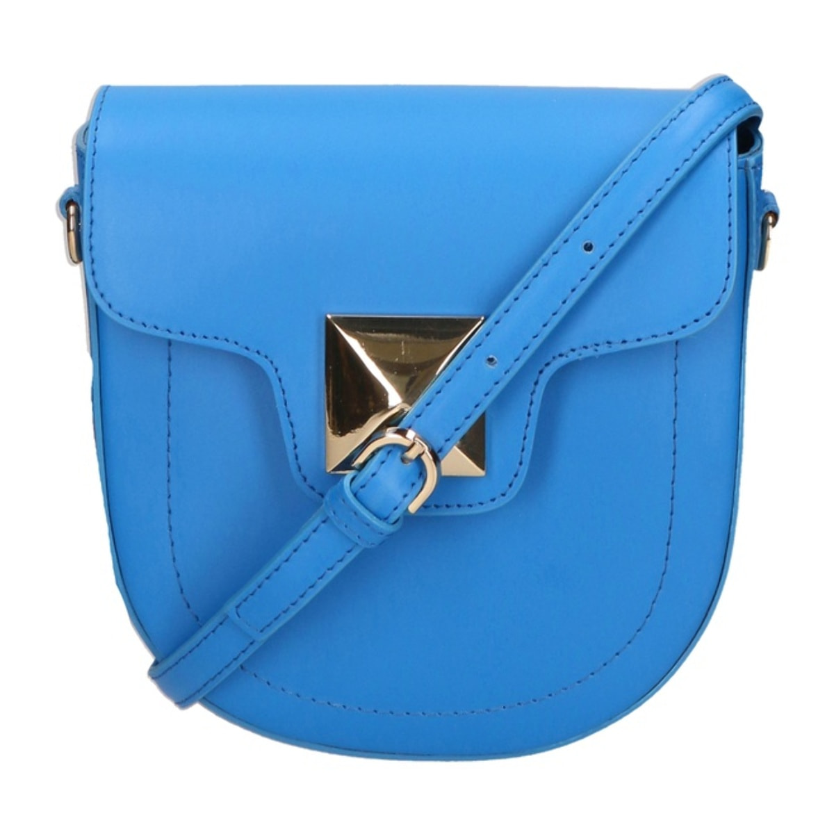 Borsa a tracolla da donna - Modello Calista - Vera pelle - 19.0 x 20.0 x 7.0 cm