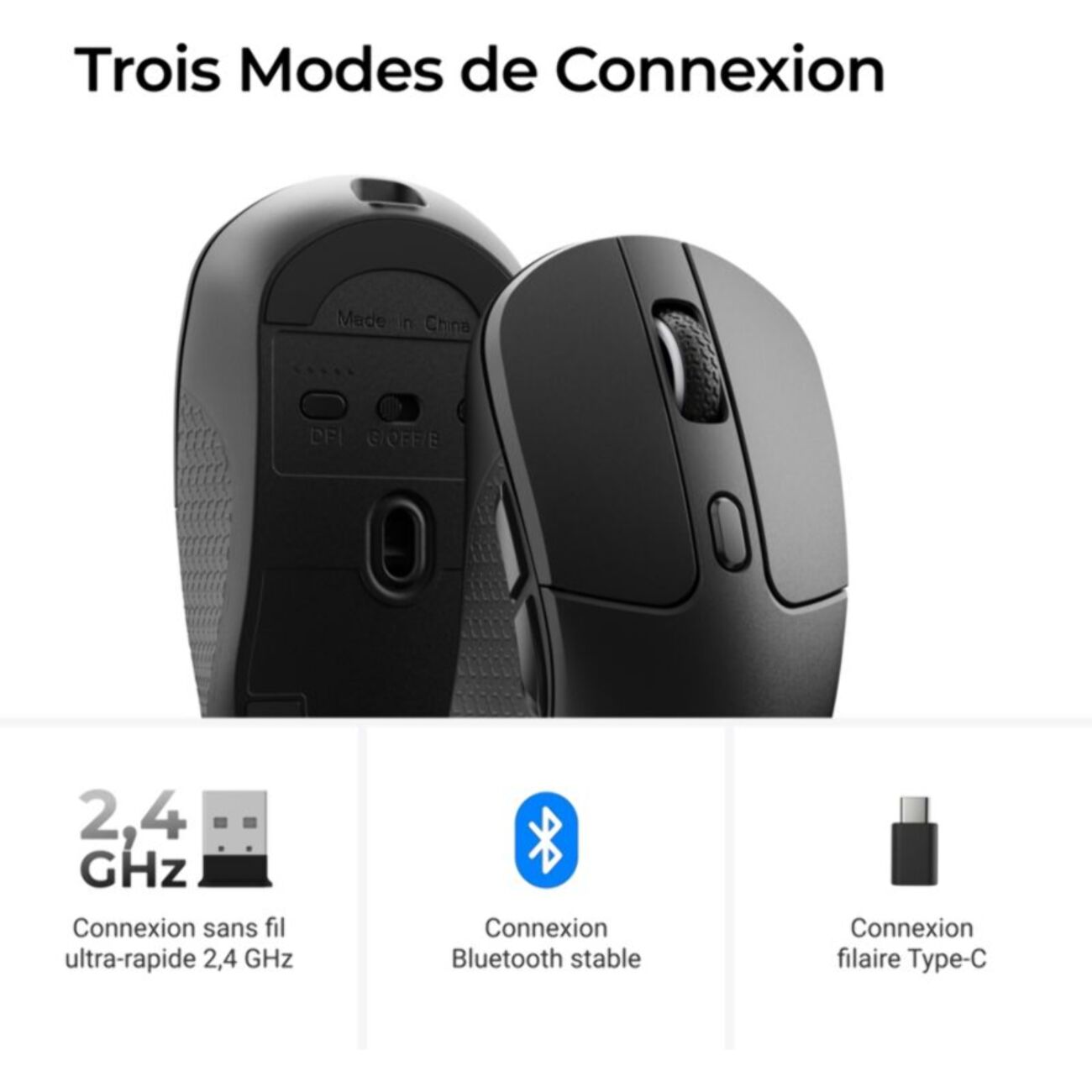 Souris Gamer Sans Fil KEYCHRON M3 1K Wireless