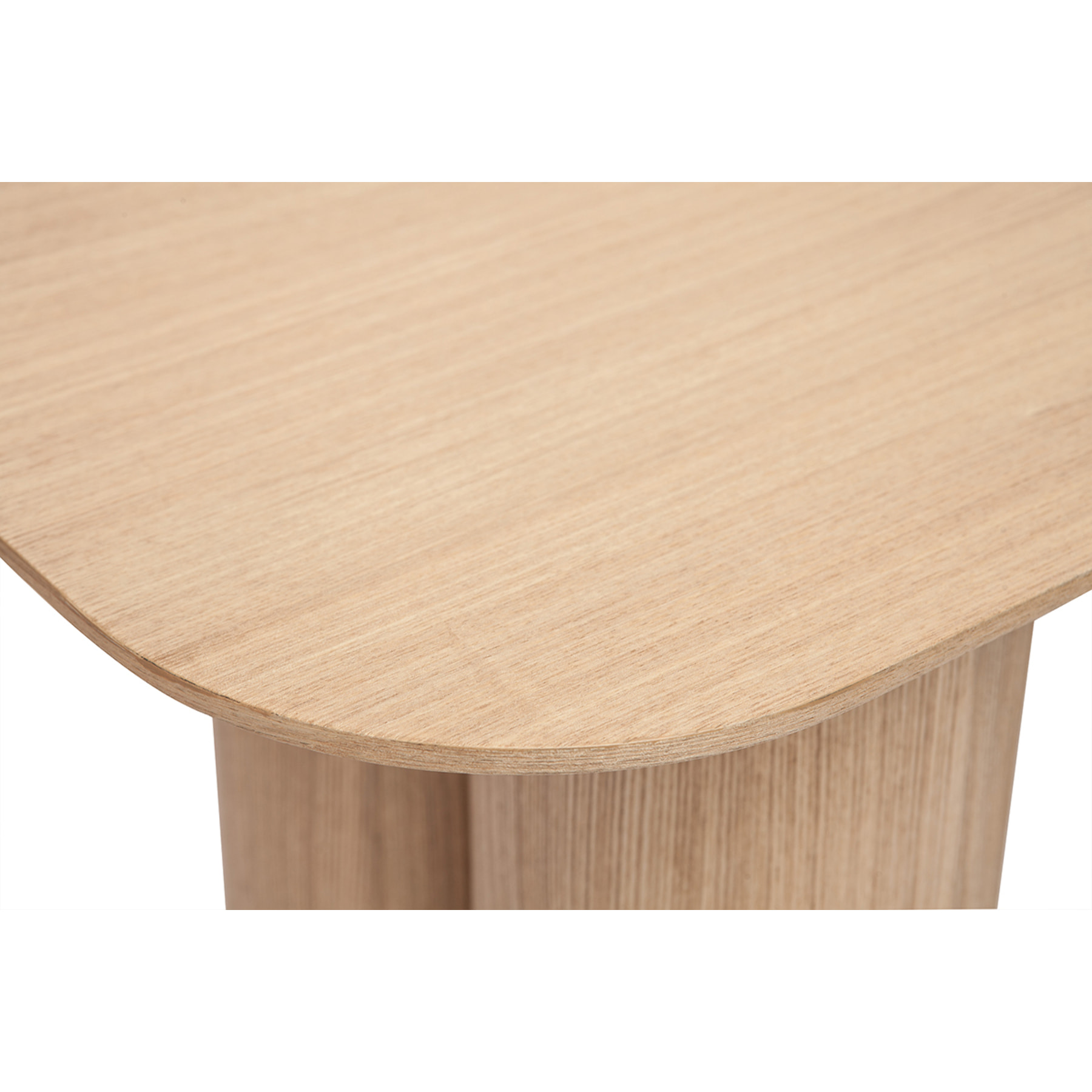 Console design en bois clair L100 cm FOLEEN