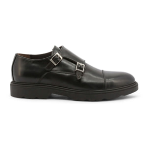 Zapatos Monkstrapa para Hombre - Duca di Morrone Guiliano Leather Black