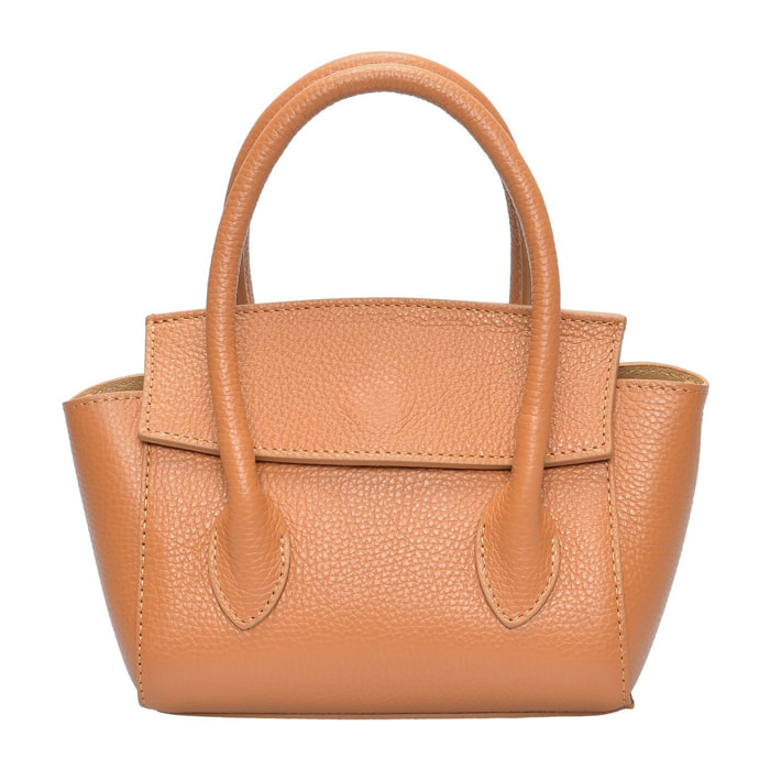 Borsa a spalla Anna Luchini Cammello