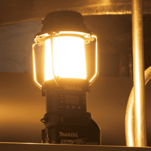 Radio con linterna inalámbrica MAKITA led 14,4/18v li-ion - Sin batería ni cargador - DMR055