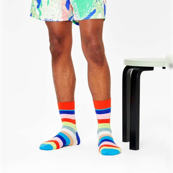 Calcetines stripe 1/2 crew