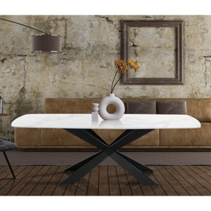 Oresteluchetta tavolo PULSE WHITE MARBLE