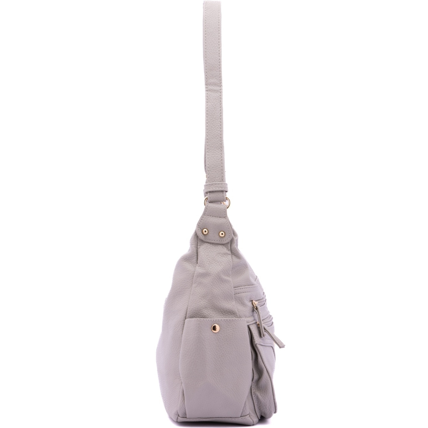 Borsa a spalla da donna - Modello False - Ecopelle - 33.0 x 25.0 x 14.0 cm