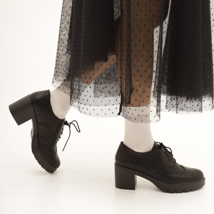 OXFORD CON TACCO NERO