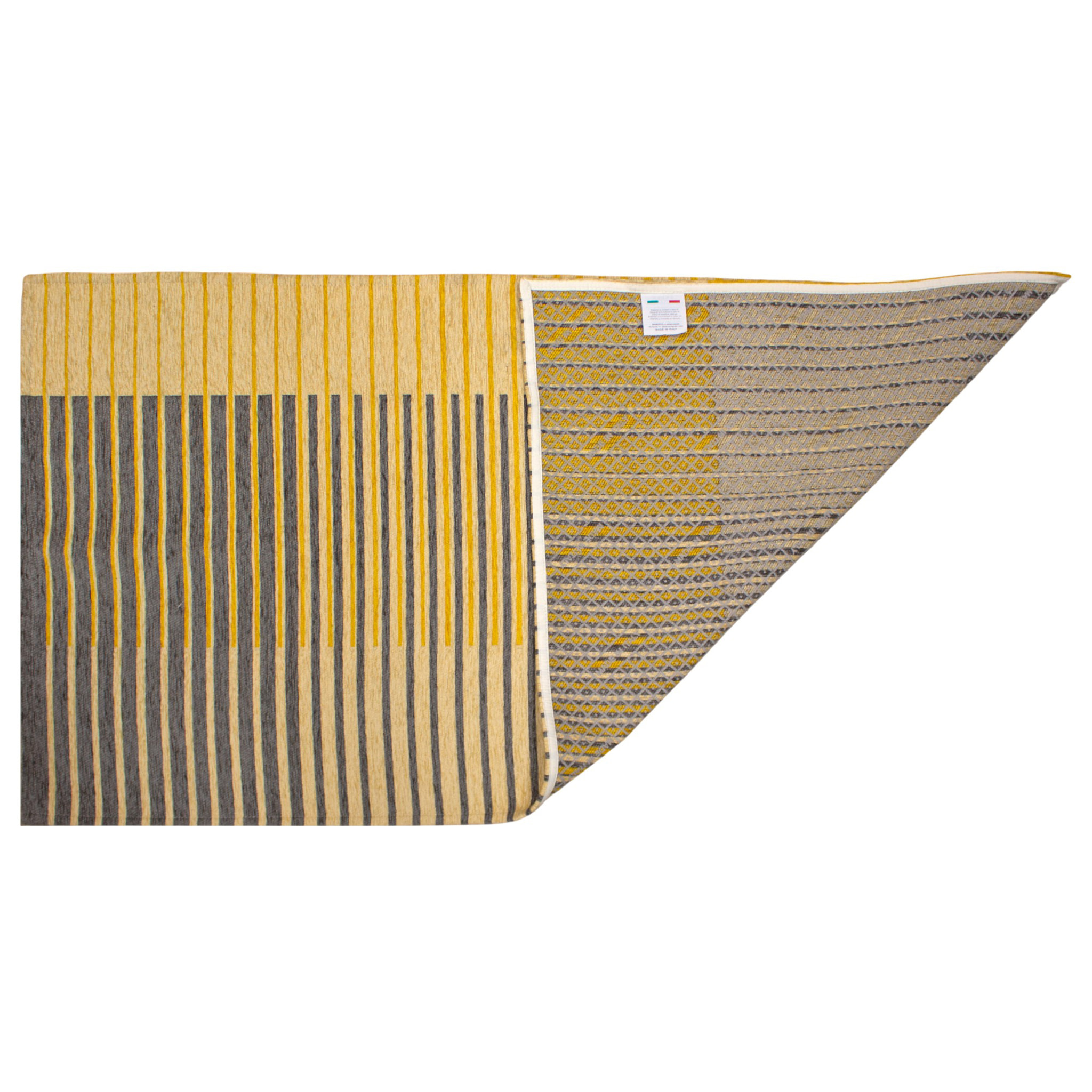 Tappeto arredo Neon senape CON FONDO ANTISCIVOLO