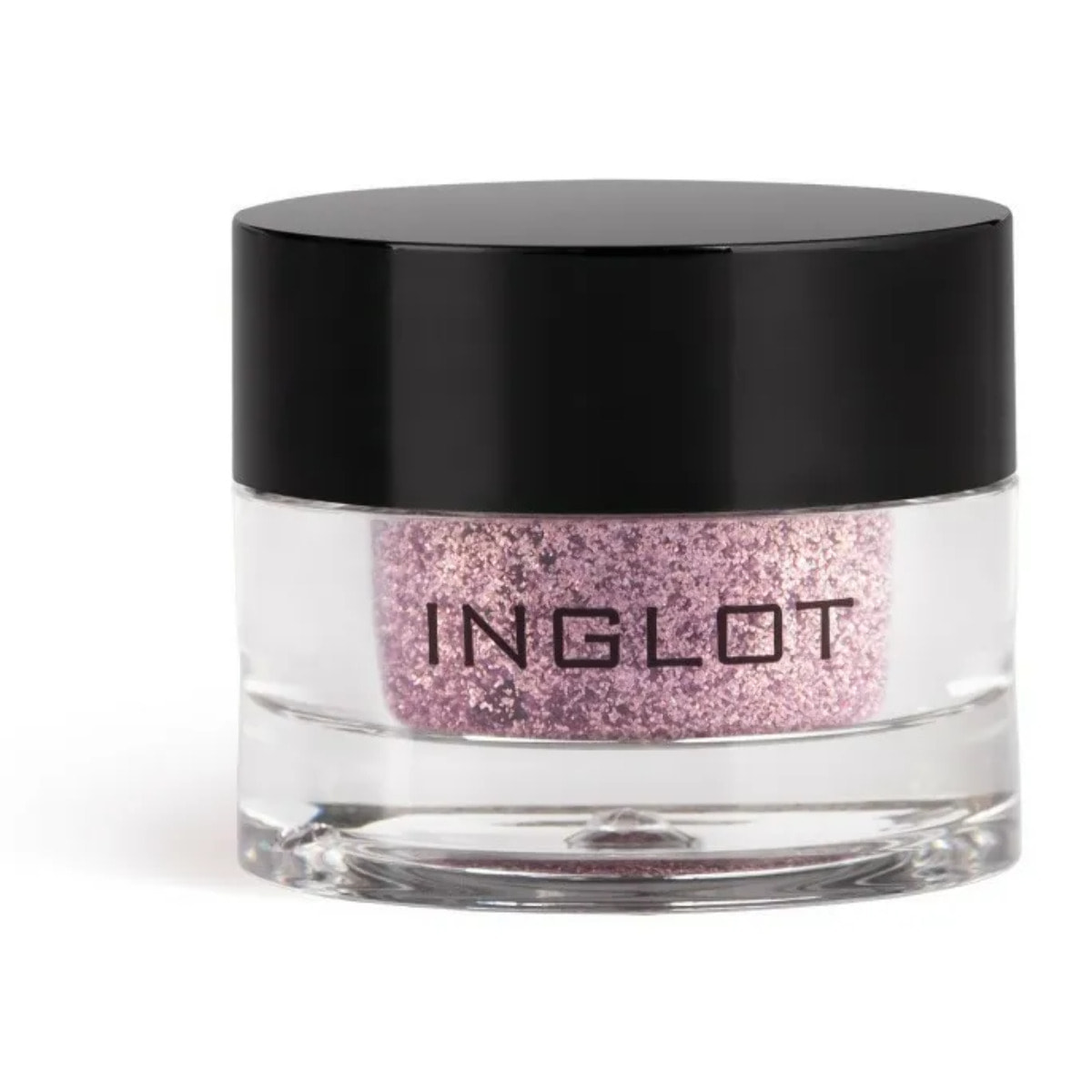 INGLOT AMC Pure Pigment Eye Shadow 151, Pigmento suelto, Vegano, Brullo intenso, Color: Malva con particulas rosa y dorada. 1,5gr