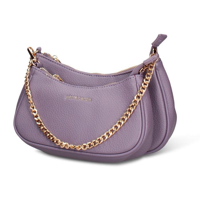 Borsa a tracolla da donna - Modello Novara Pro - Pelle vegana PU - 26.0 x 15.0 x 5.5 cm