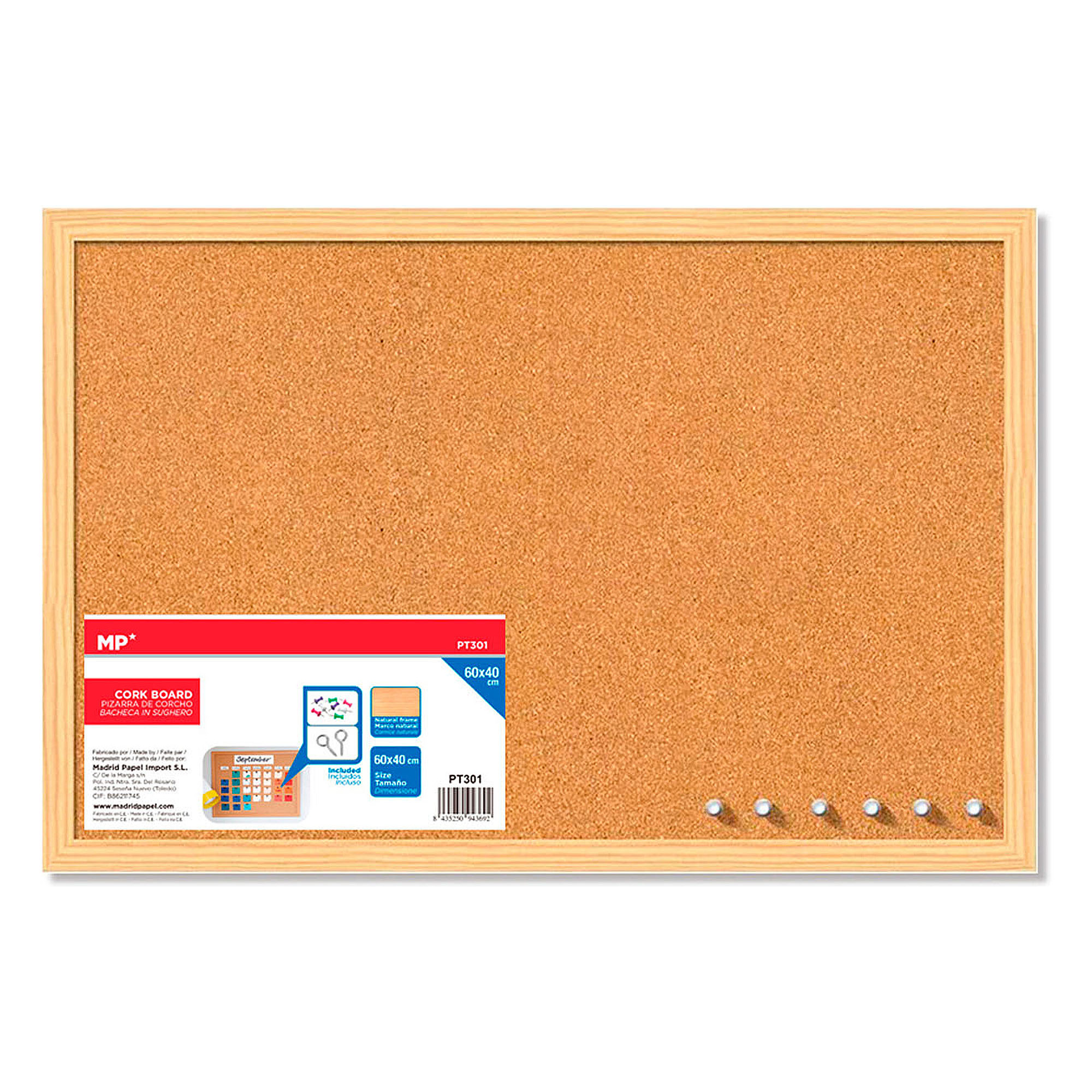 TAVOLA IN Sughero 60 x 40 cm