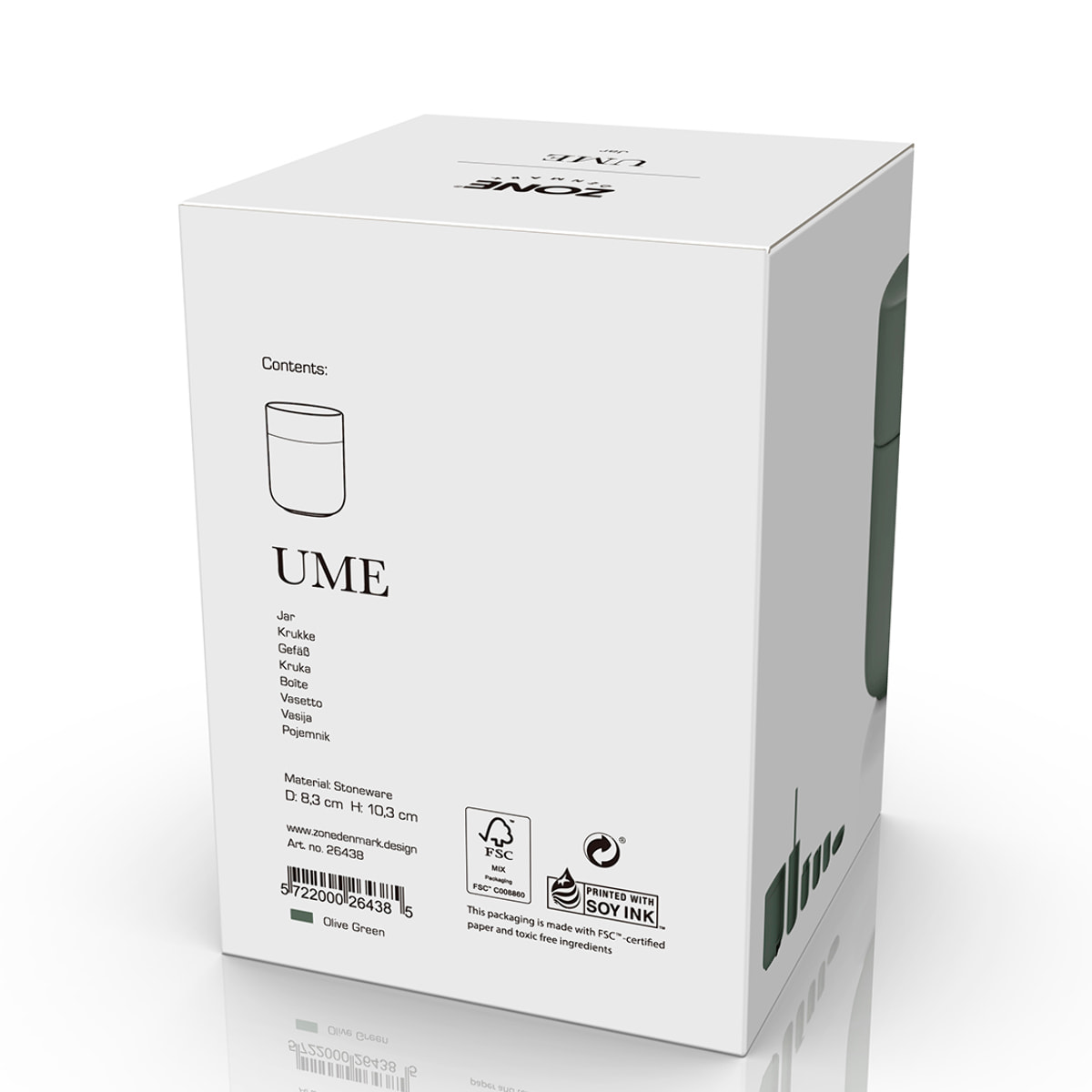 Pot avec couvercle Ume