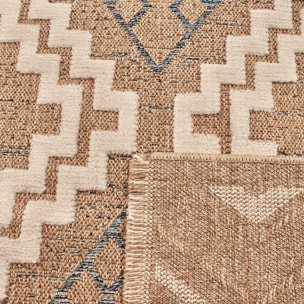 Tapis extérieur tissé kilim rectangle BUTA