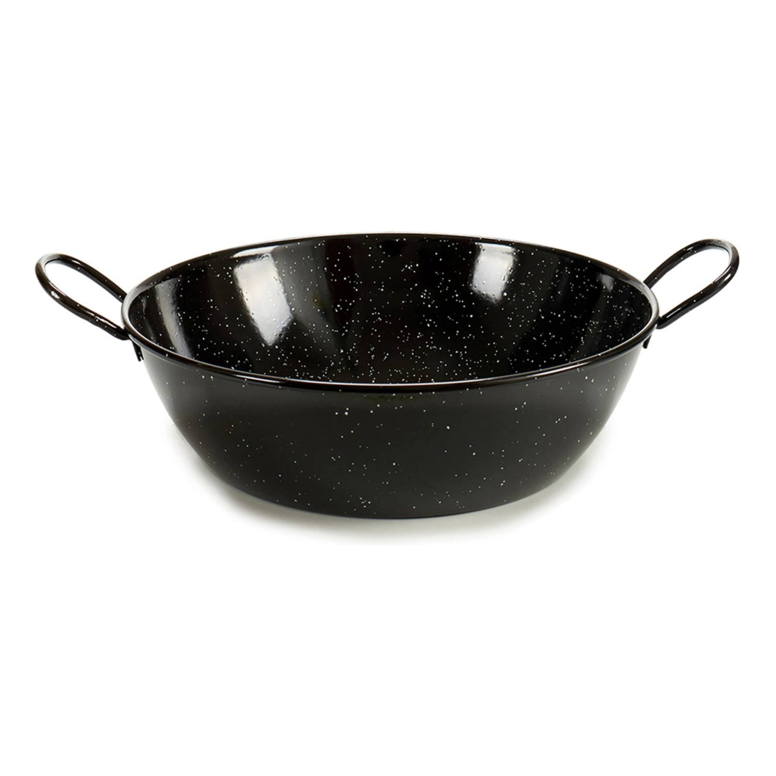 Sarten honda esmaltada con asas 32 cm colección la dehesa