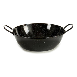Sarten honda esmaltada con asas 32 cm colección la dehesa