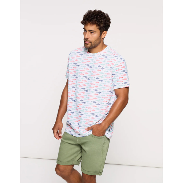 Camiseta Manga Corta Blanco - Ruspelini