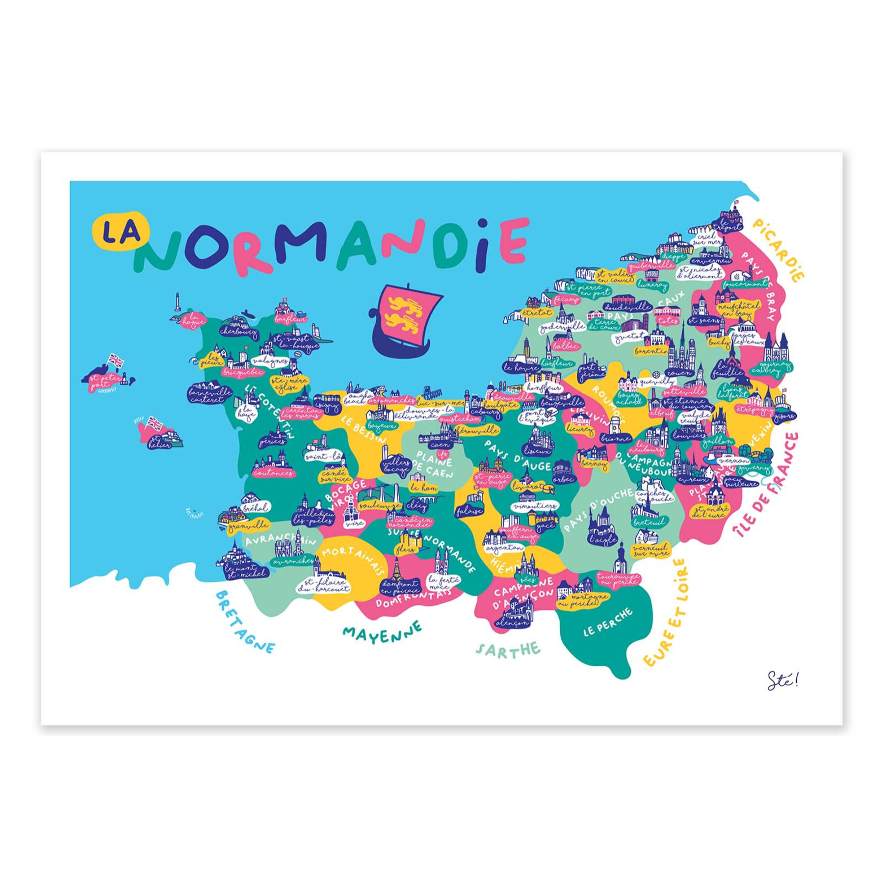 Affiche - Normandie - Sté!
