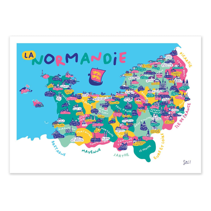 Affiche - Normandie - Sté!