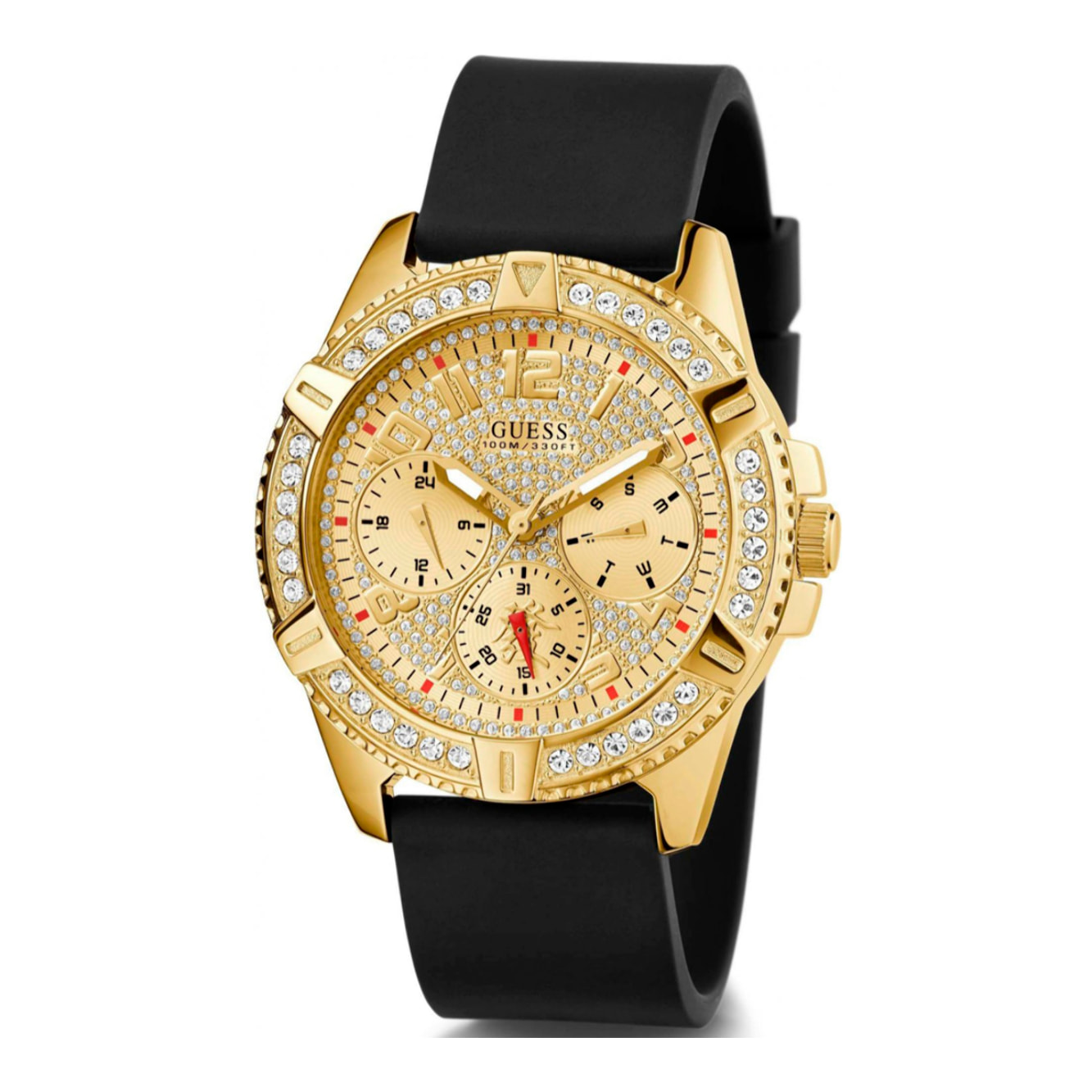 Reloj Guess GW0379G2 Hombre Analogico Cuarzo con Correa de Silicona