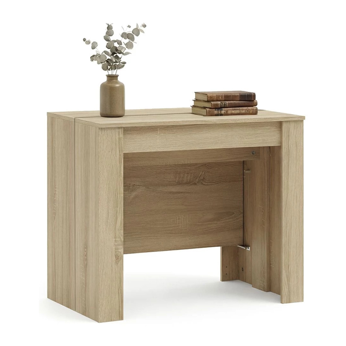 Mesa consola extensible en roble canadian 50-235x90 cm Denis Roble Canadian