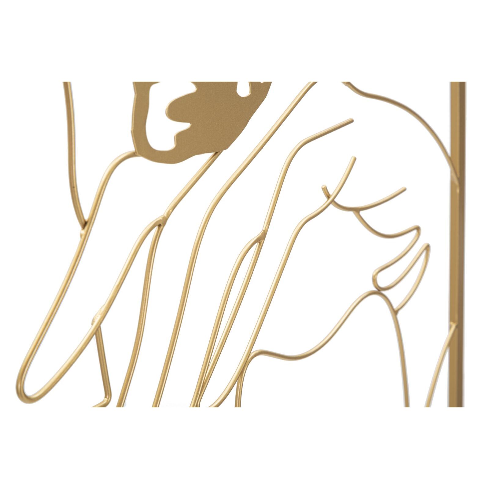 PANNELLO IN FERRO HANDS ON FACE CM 60X1X80