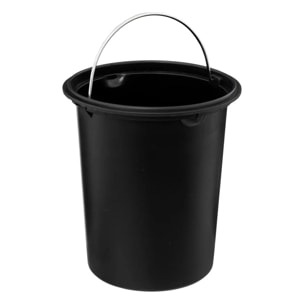 Poubelle métal soft close 3L "Colorama" noir