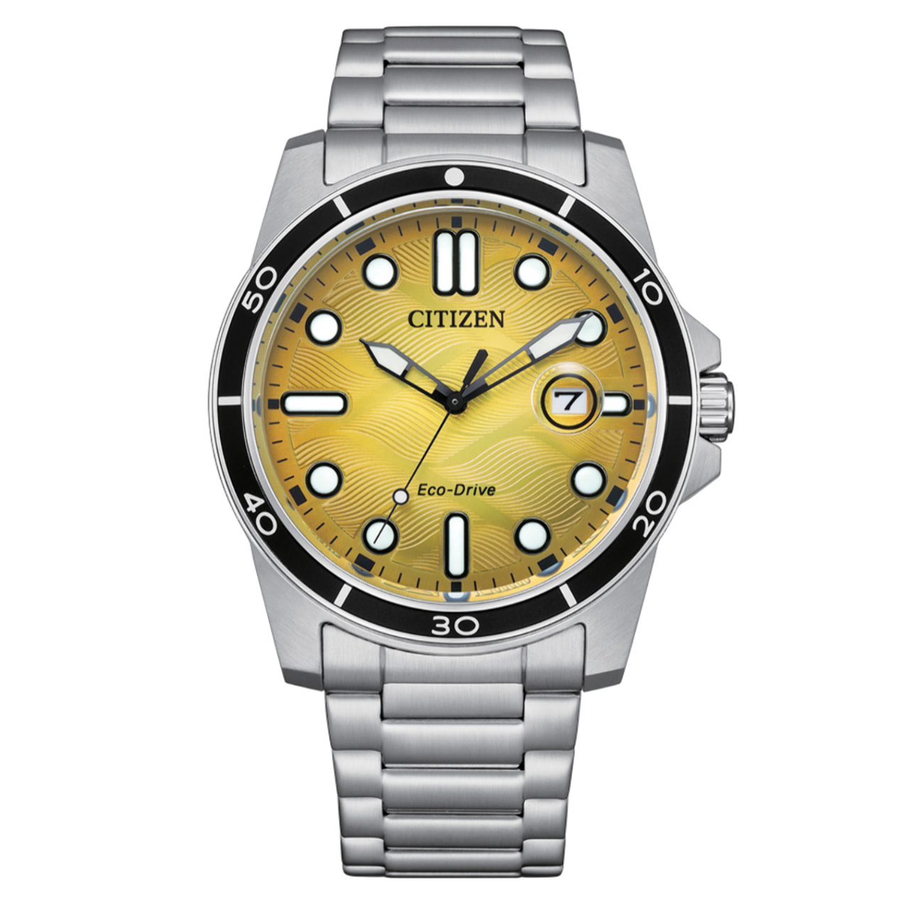 Reloj Citizen AW1816-89X Hombre Analogico Solar con Correa de Acero inoxidable