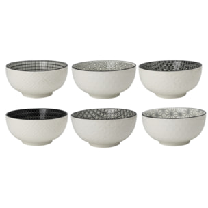 Lot de 6 grands bols, KOMAE