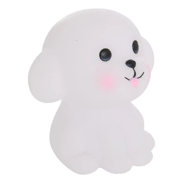 Veilleuse Chien Enfant Softy Blanc 9,5x8x9,9 cm