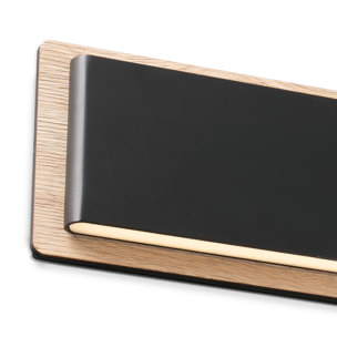 MOOD RCT Aplique negro y madera