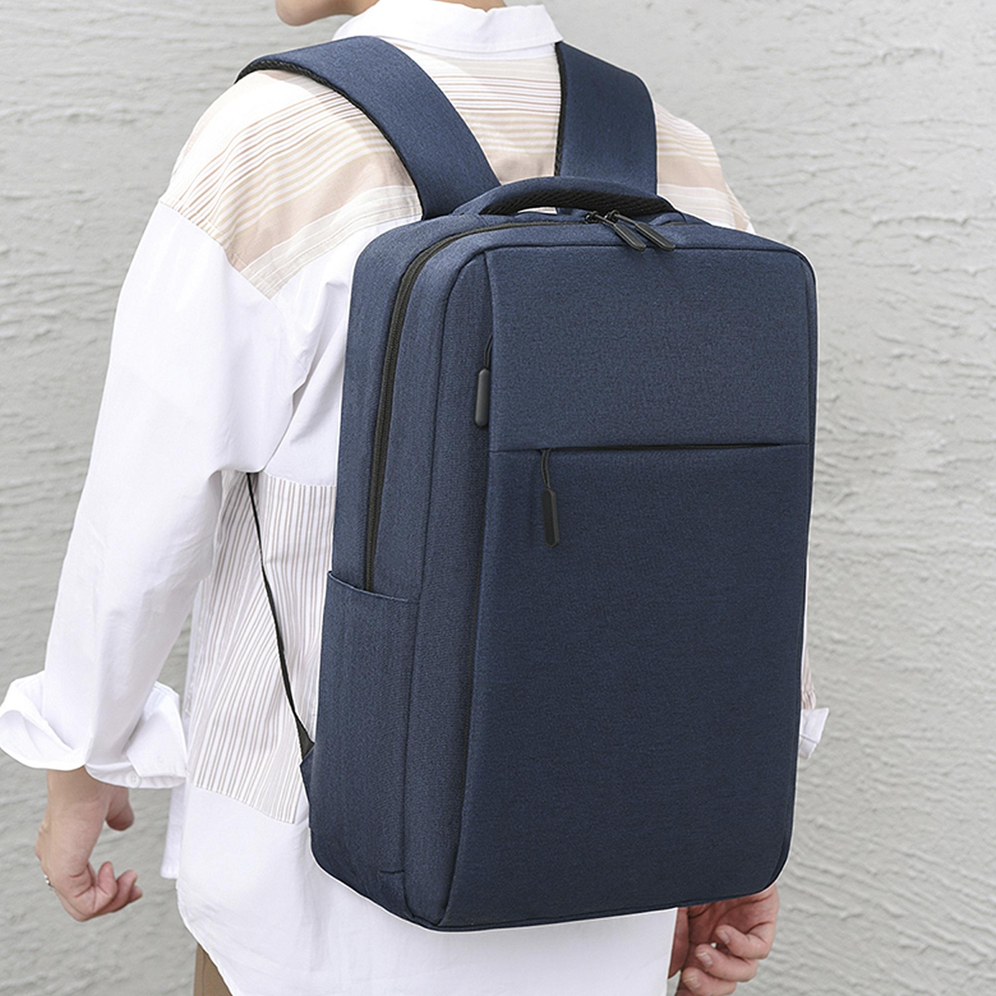 DAM Mochila para Laptop con interfaz de carga USB. 30x13x48 Cm. Color: Gris