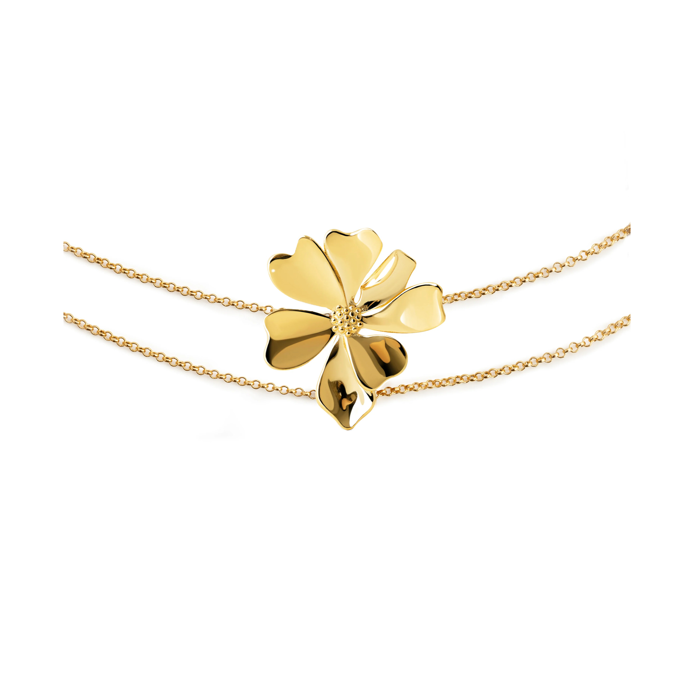 Choker Flower Spring Baño Oro