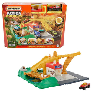 Matchbox Playset Action Drivers con 1 veicolo in scala 1:64 incluso Lui Matchbox Multicolor