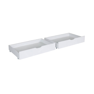 Tiroir lit enfant bois de pin (lot de 2) TIROIR RANGEMENT DE LIT X2