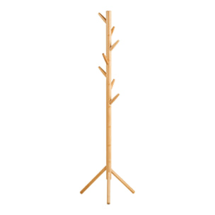 Appendiabiti Wanaka in bambù naturale a forma di albero 50x163 cm