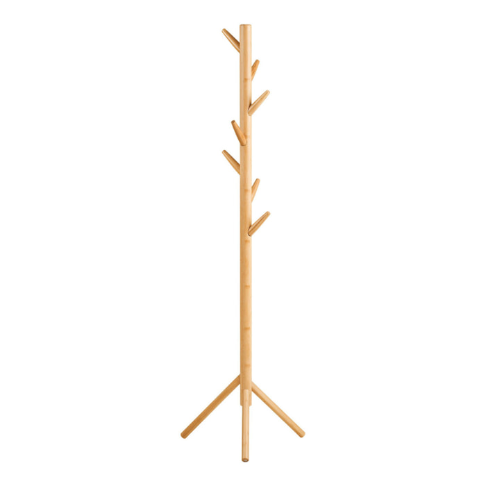 Appendiabiti Wanaka in bambù naturale a forma di albero 50x163 cm