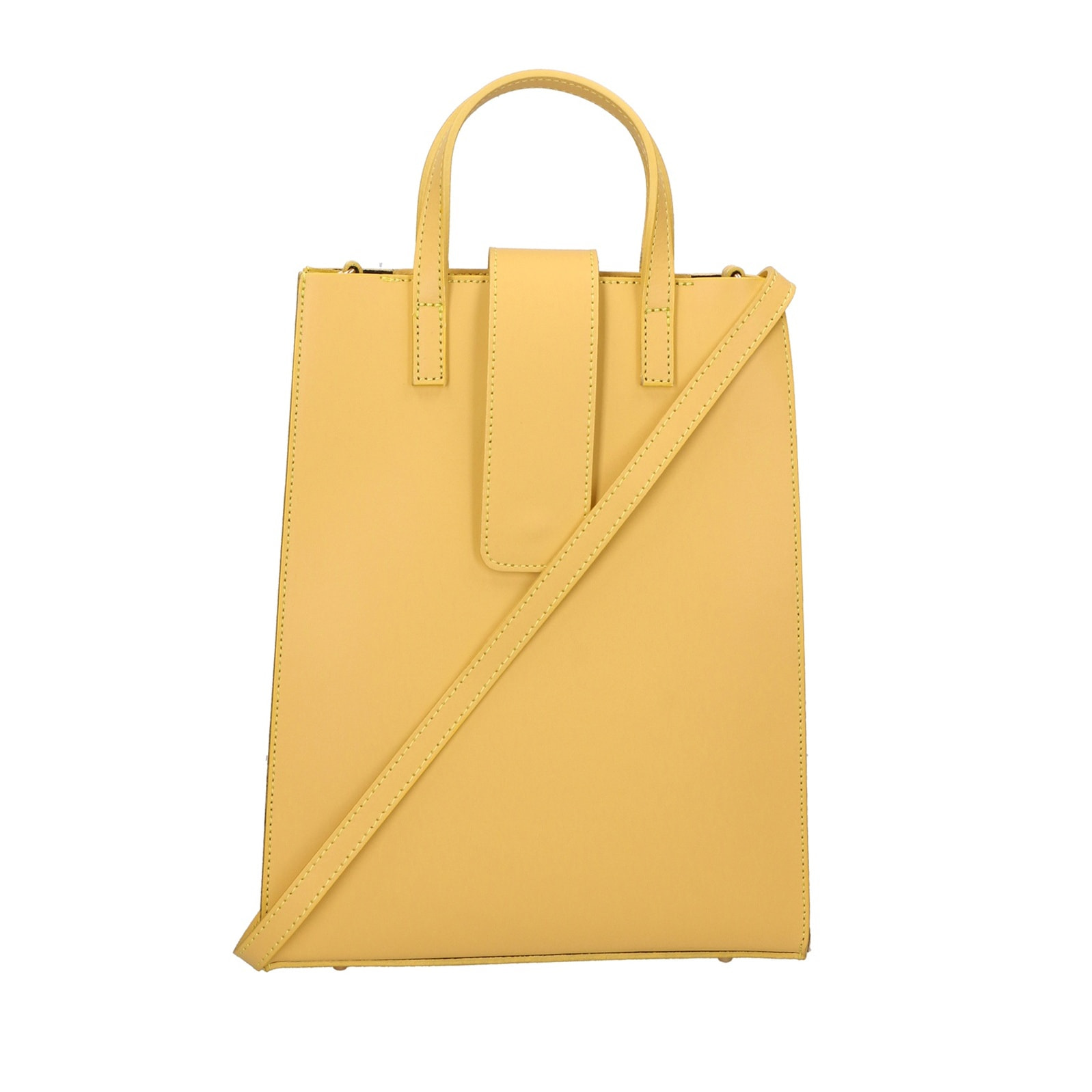 Borsa a mano da donna - Modello Giuseppina - Vera pelle - 33.0 x 26.0 x 9.0 cm