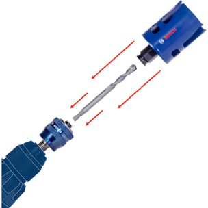 Scie trépan EXPERT Multi Material PC Plus -Ø127 mm - BOSCH - 2608901904