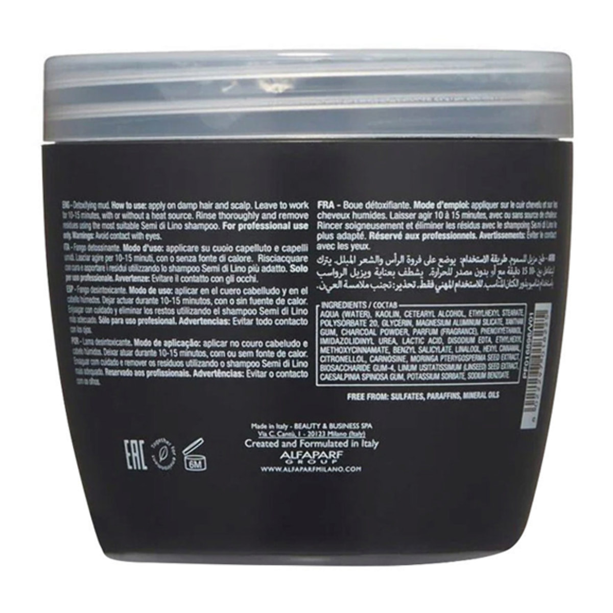 ALFAPARF MILANO Semi Di Lino Detoxifying Mud 500ml