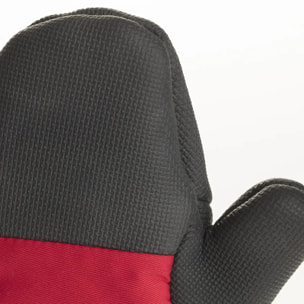 Gant de cuisine néoprène gris et rouge