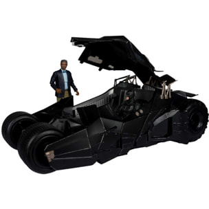 Dc Multiverse Vehicle Tumbler Con Lucuis Fox (the Dark Knight) (gold Label) Mcfarlane Toys