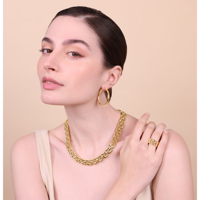 Orecchini a Cerchio Design Classico Diametro 2.5cm