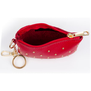 Bellosguardo Monedero Mujer. De piel auténtica acabado Dollaro con detalles metálicos.